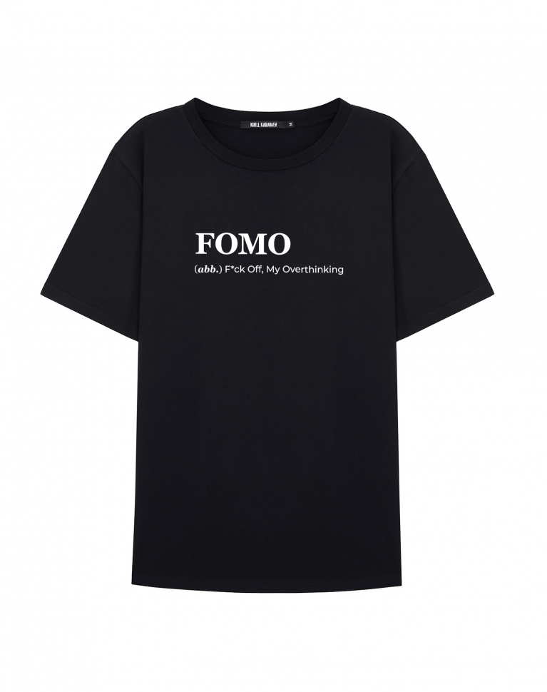Футболка "FOMO" by @SLOVODNA