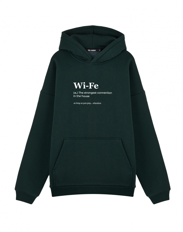 Худи Oversize "WI-FE" by @SLOVODNA