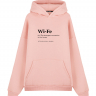 Худи Oversize "WI-FE" by @SLOVODNA