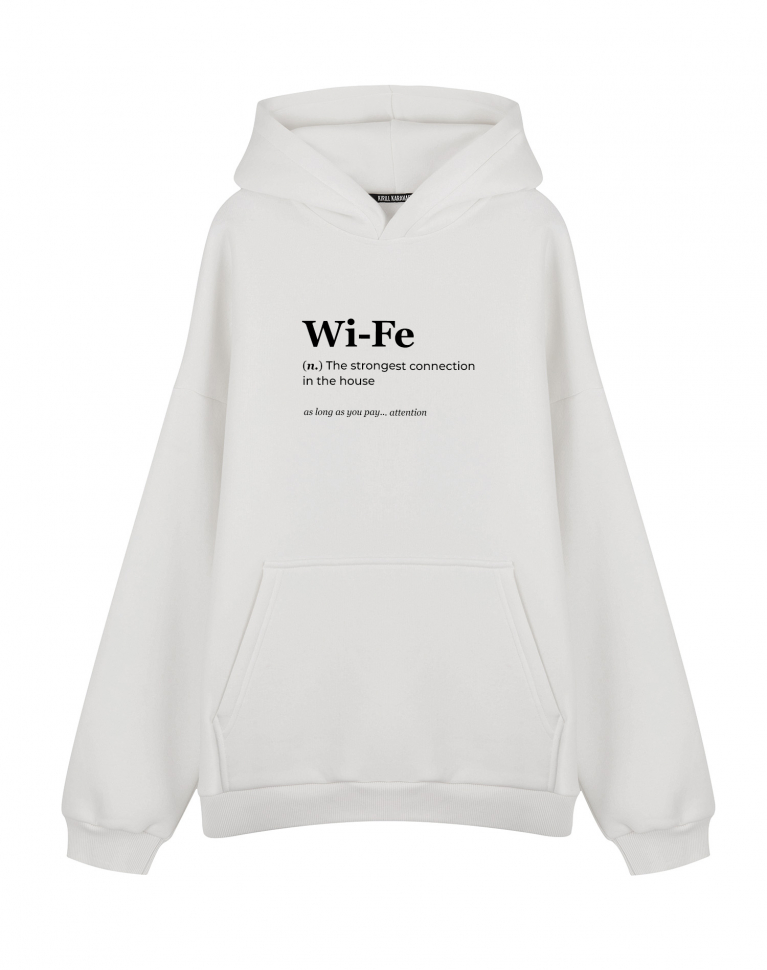 Худи Oversize "WI-FE" by @SLOVODNA