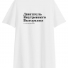 ФУТБОЛКА OVERSIZE "ДВИГАТЕЛЬ ВНУТРЕННЕГО ВЫГОРАНИЯ" by @SLOVODNA