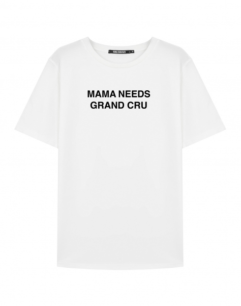ФУТБОЛКА "MAMA NEEDS GRAND CRU" by @SLOVODNA