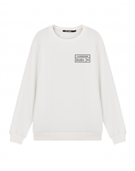 Свитшот "KRASNOYARSK. КООРДИНАТЫ"