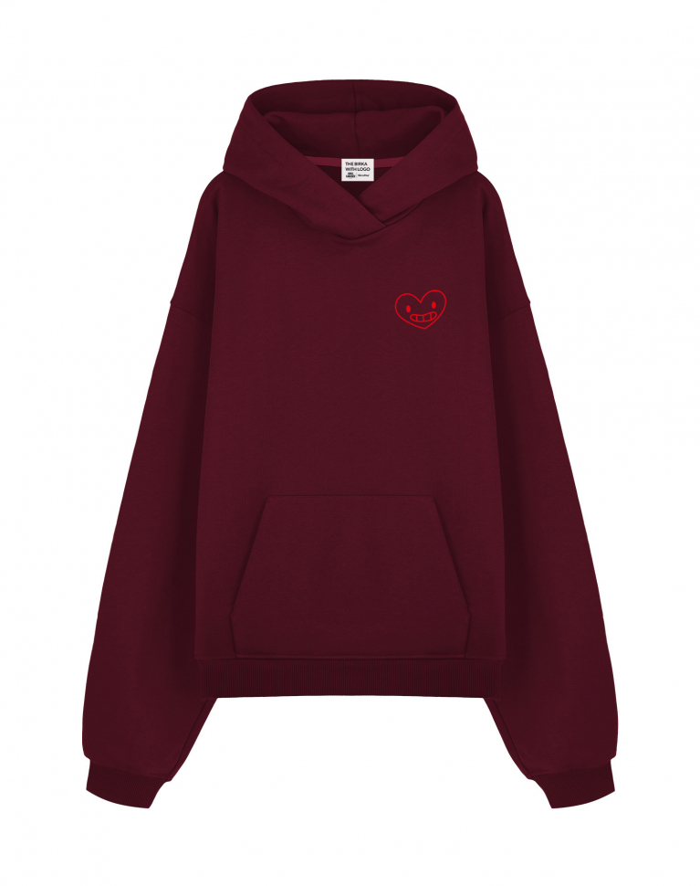 THE BALAHON OVERSIZE PREMIUM "RED SMILE HEART"