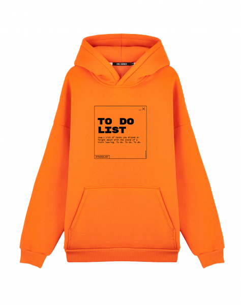ХУДИ ОВЕРСАЙЗ "TO DO LIST" by TRUEBULARY