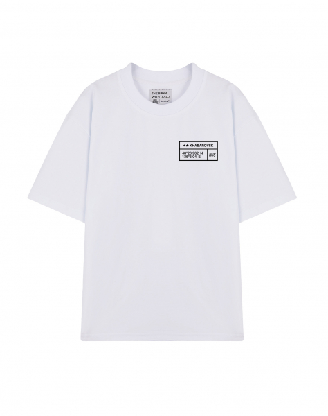 ФУТБОЛКА OVERSIZE "KHABAROVSK. КООРДИНАТЫ"