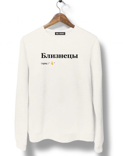 СВИТШОТ "БЛИЗНЕЦЫ" (fuck) by @SLOVODNA