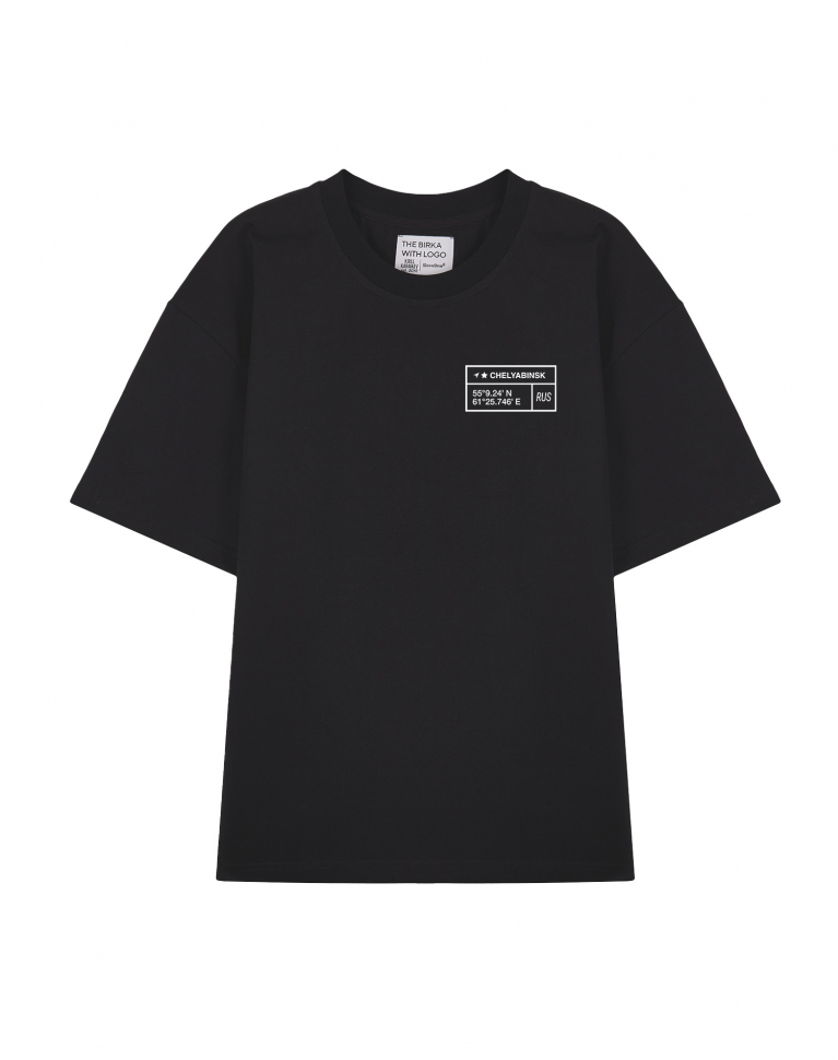 ФУТБОЛКА OVERSIZE "CHELYABINSK. КООРДИНАТЫ"