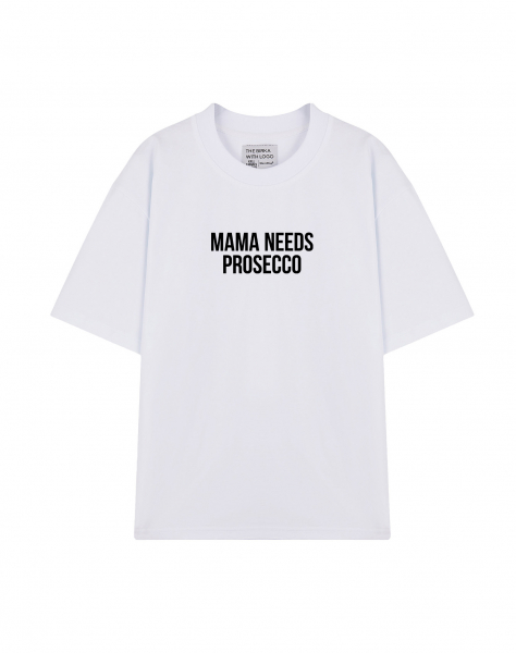 ФУТБОЛКА OVERSIZE "MAMA NEEDS PROSECCO"