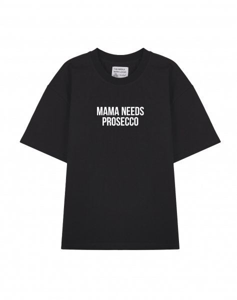 ФУТБОЛКА OVERSIZE "MAMA NEEDS PROSECCO"