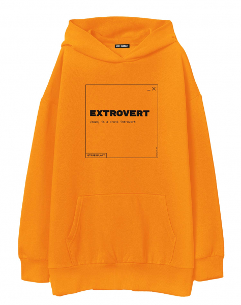ХУДИ ОВЕРСАЙЗ "EXTROVERT" by TRUEBULARY