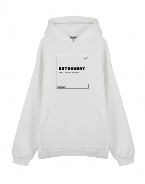 ХУДИ ОВЕРСАЙЗ "EXTROVERT" by TRUEBULARY