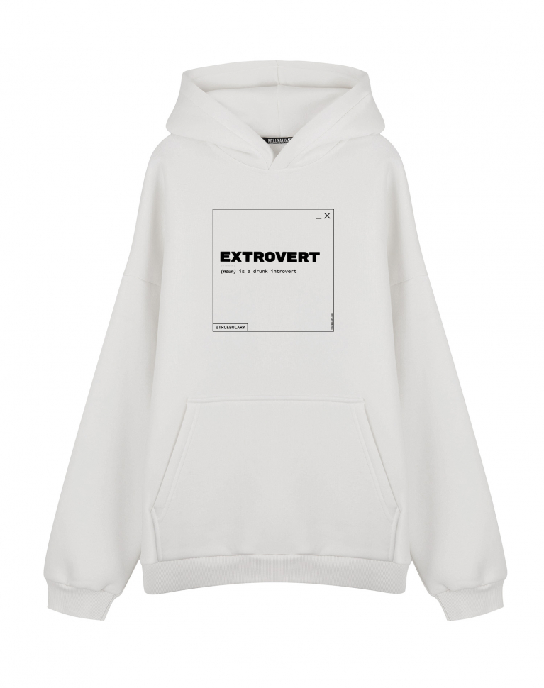 ХУДИ ОВЕРСАЙЗ "EXTROVERT" by TRUEBULARY