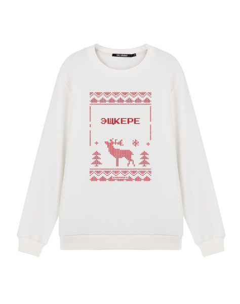 Свитер с оленем "Эщкере"
