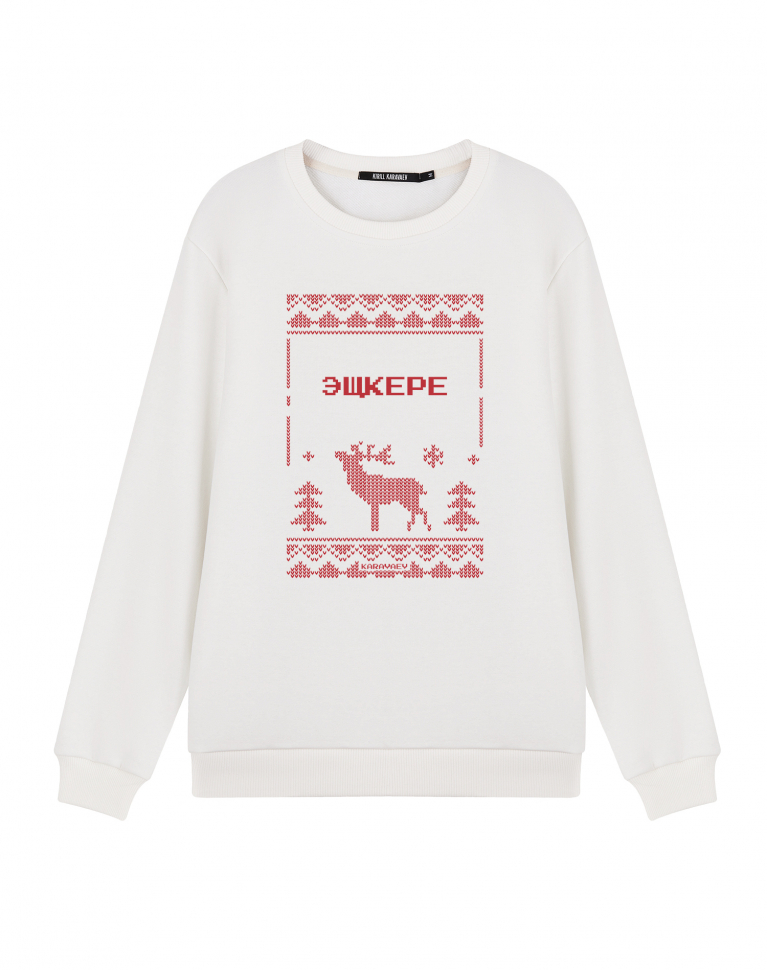 Свитер с оленем "Эщкере"