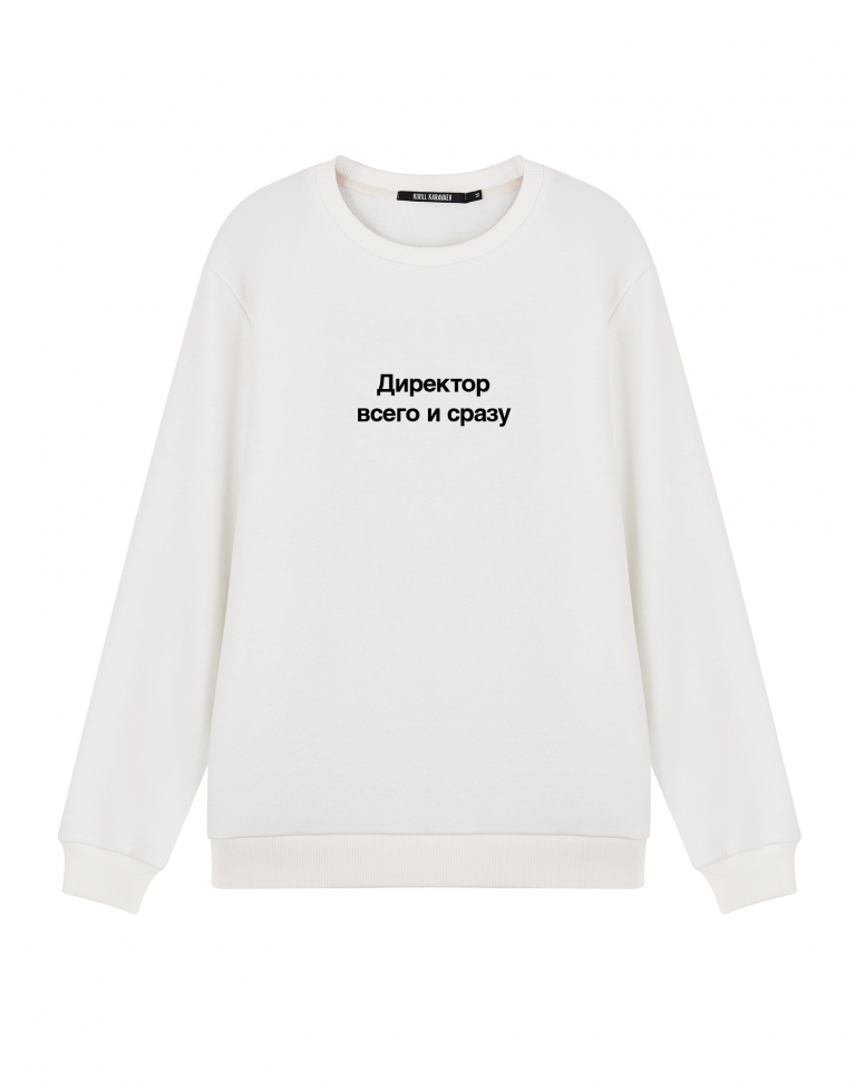 Свитшот "ДИРЕКТОР ВСЕГО И СРАЗУ"