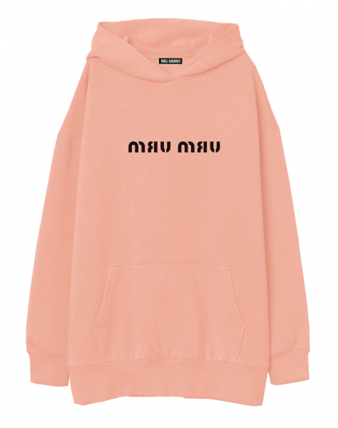 ХУДИ ОВЕРСАЙЗ "mяu mяu"