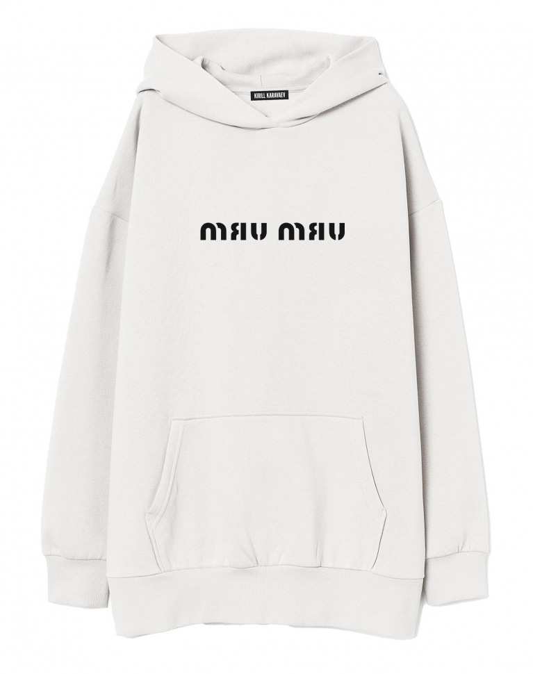 ХУДИ ОВЕРСАЙЗ "mяu mяu"