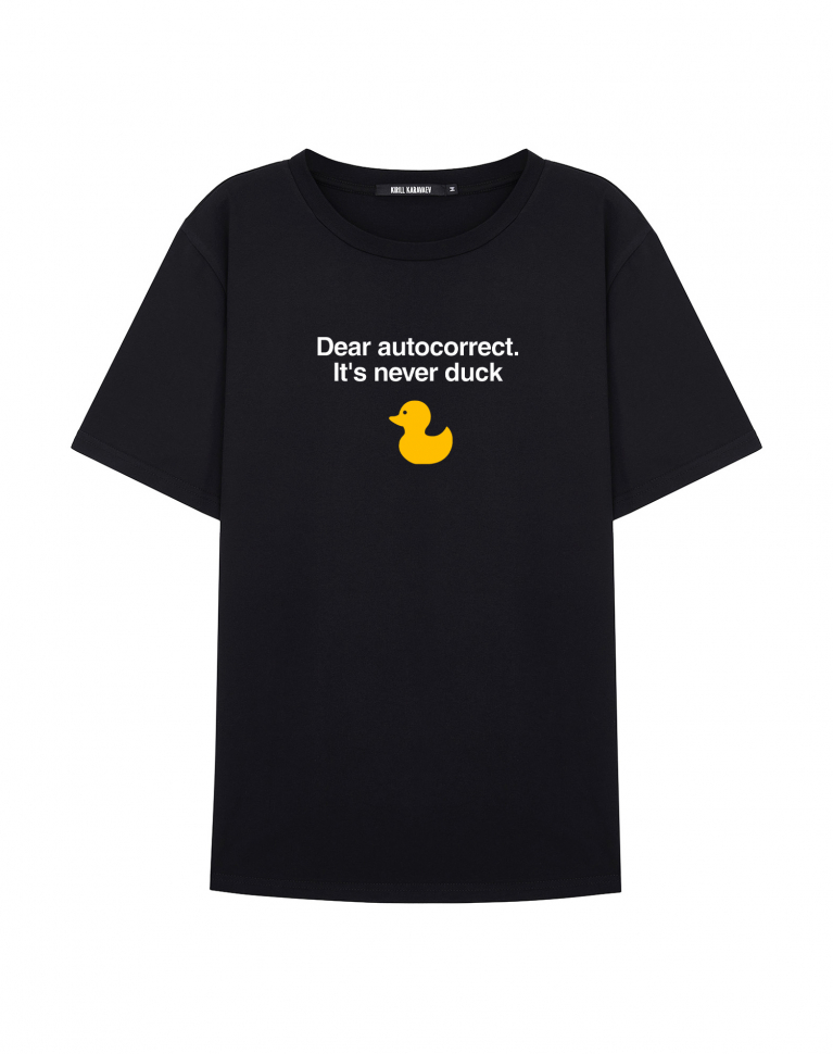 ФУТБОЛКА "IT'S NEVER DUCK"