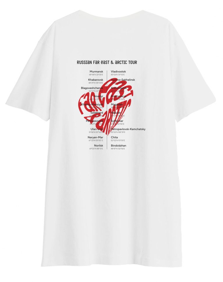 ФУТБОЛКА OVERSIZE Russian far east