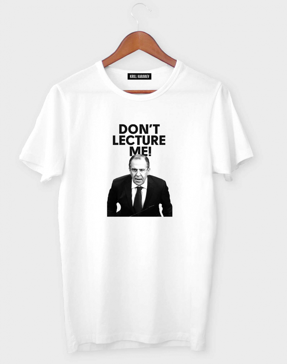 ФУТБОЛКА DON'T LECTURE ME ФУТБОЛКА DON'T LECTURE ME