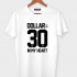ФУТБОЛКА DOLLAR 30 IN MY HEART