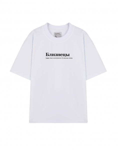 ФУТБОЛКА OVERSIZE "БЛИЗНЕЦЫ (был в настроении)" by @SLOVODNA