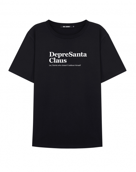 ФУТБОЛКА "DepreSanta Claus@ BY @SLOVODNA