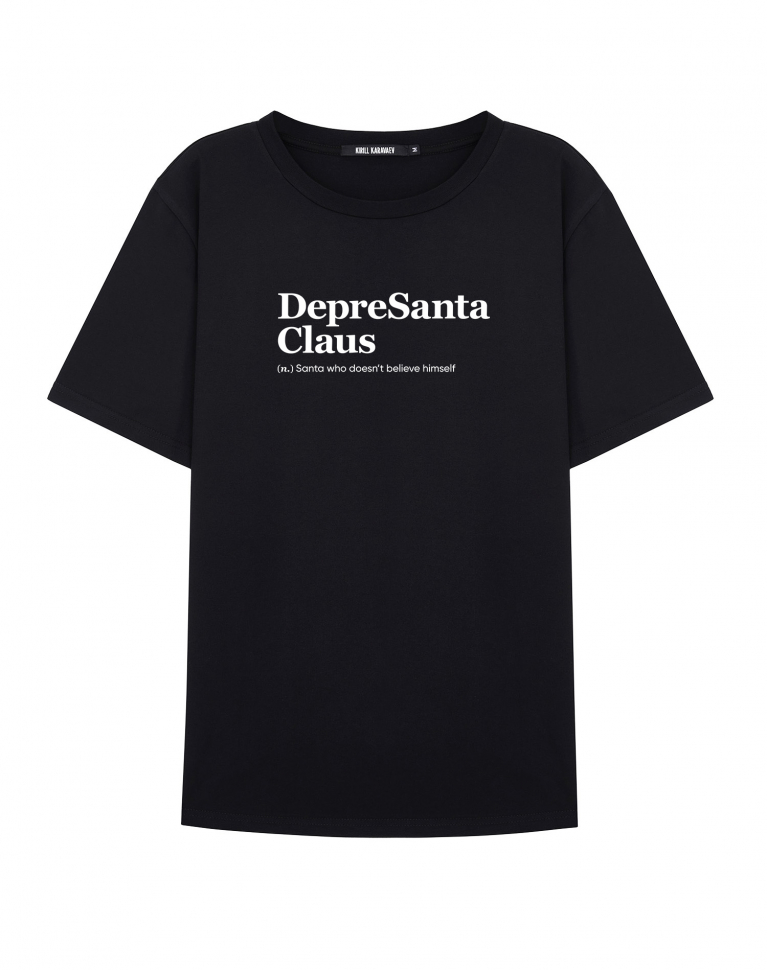 ФУТБОЛКА "DepreSanta Claus@ BY @SLOVODNA