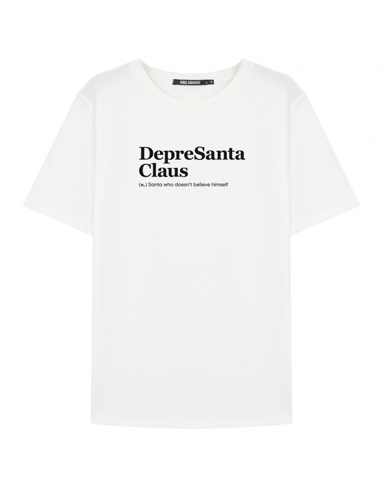 ФУТБОЛКА "DepreSanta Claus@ BY @SLOVODNA