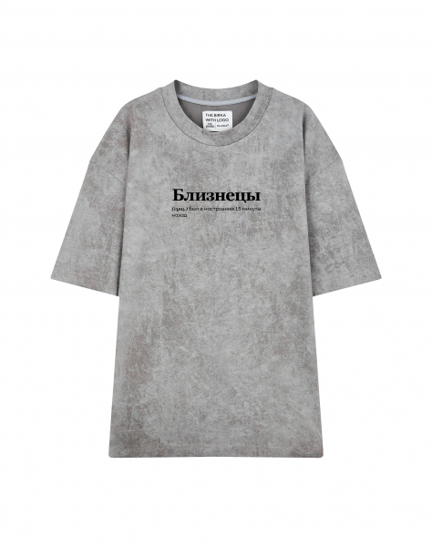 ФУТБОЛКА VARЁNKA OVERSIZE "БЛИЗНЕЦЫ (был в настроении)" by @SLOVODNA