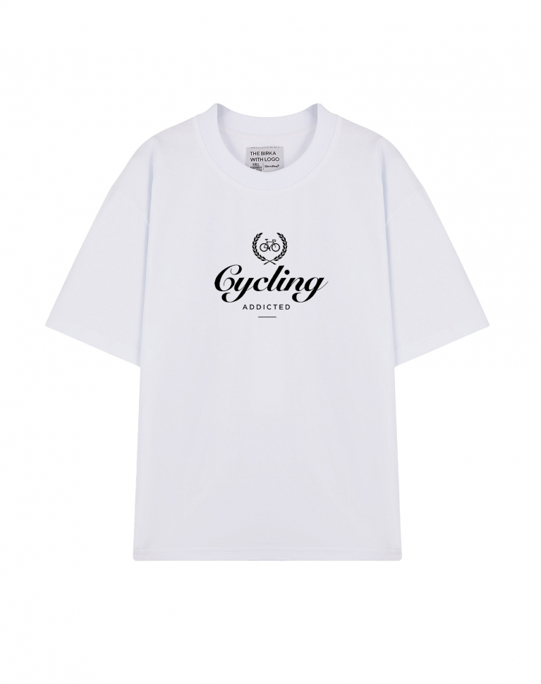 ФУТБОЛКА OVERSIZE "CYCLING ADDICTED"