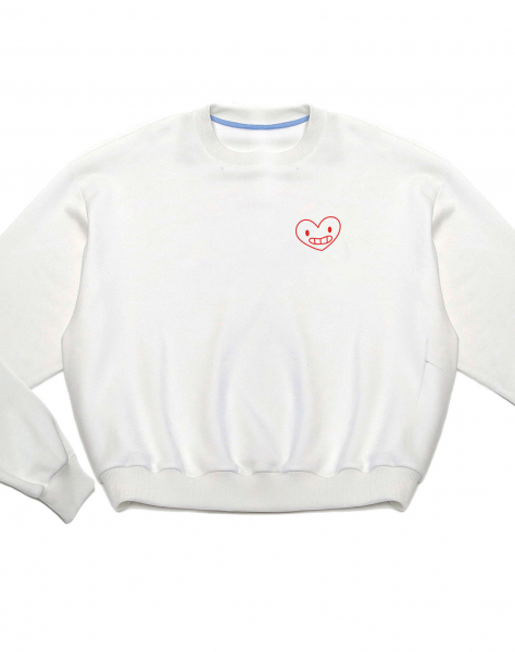 THE KOFTA OVERSIZE "RED SMILE HEART"