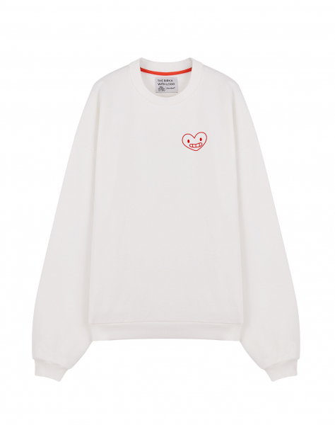 THE KOFTA OVERSIZE "RED SMILE HEART"