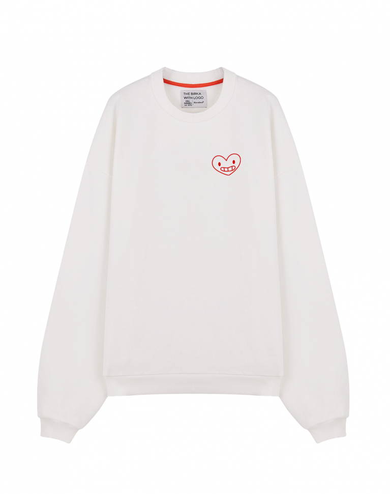 THE KOFTA OVERSIZE "RED SMILE HEART"