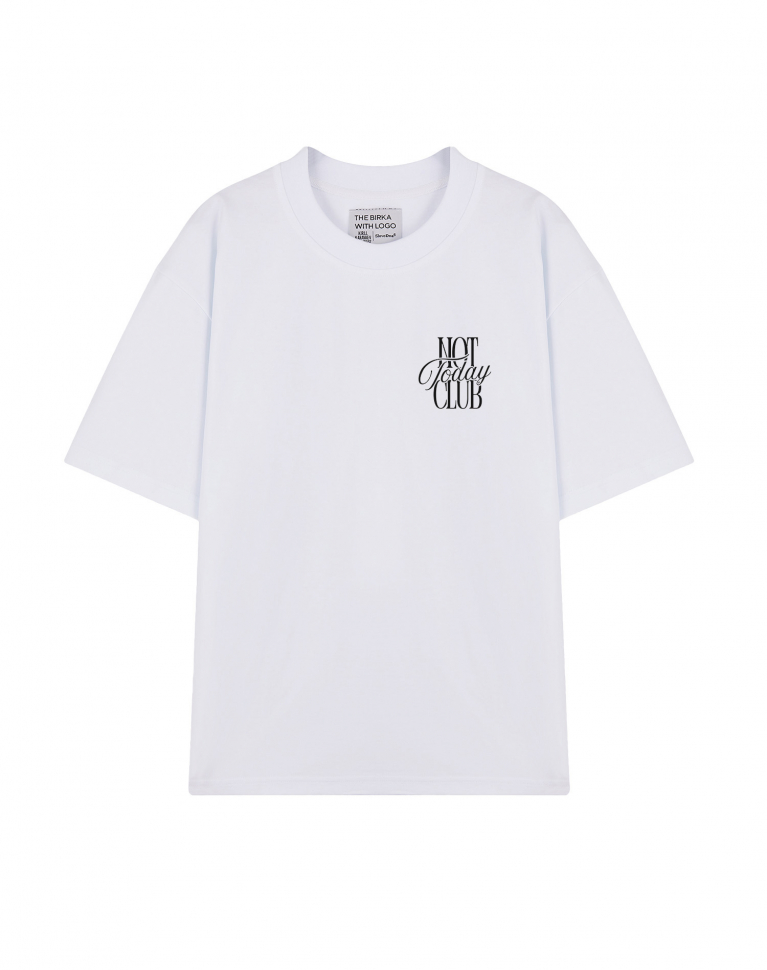ФУТБОЛКА OVERSIZE NOT TODAY CLUB