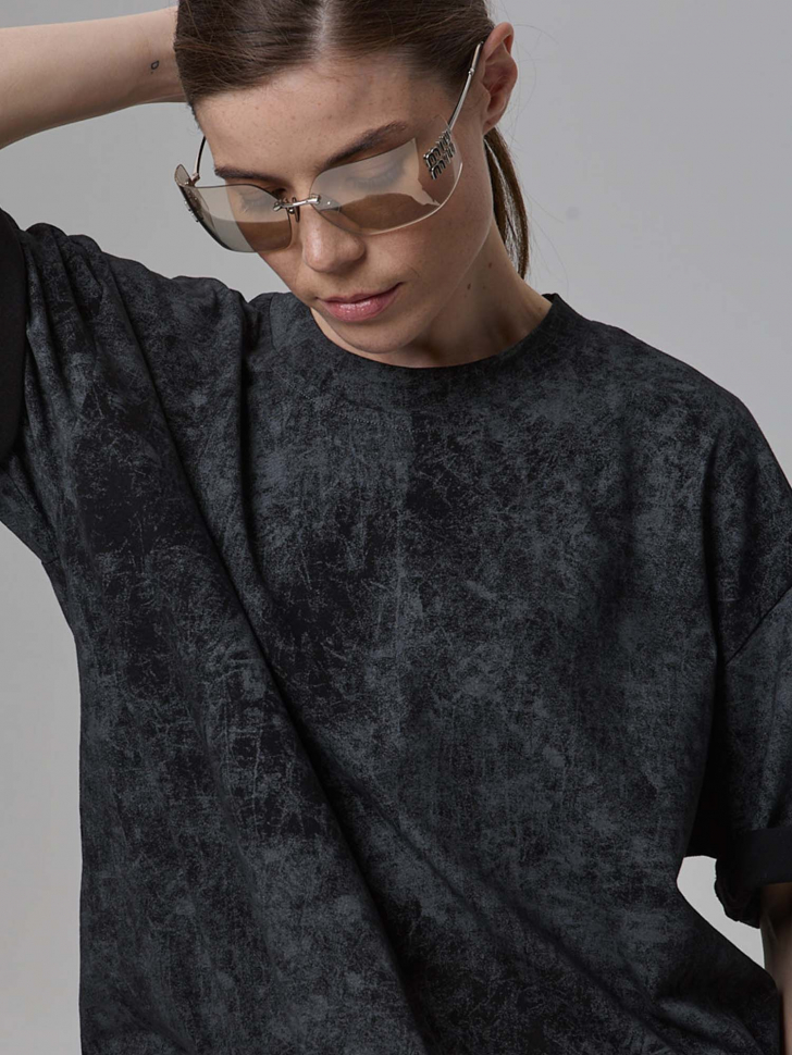 ФУТБОЛКА VARЁNKA OVERSIZE "СТРЕЛЕЦ" (вставать утром) by @SLOVODNA