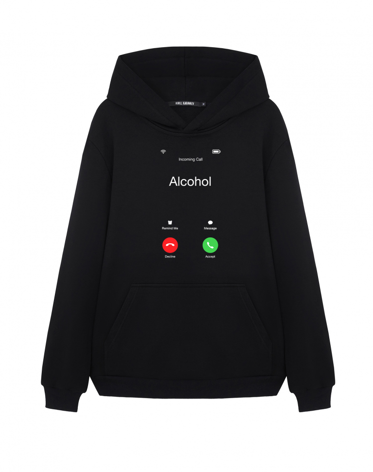 ХУДИ "INCOMING CALL ALCOHOL"