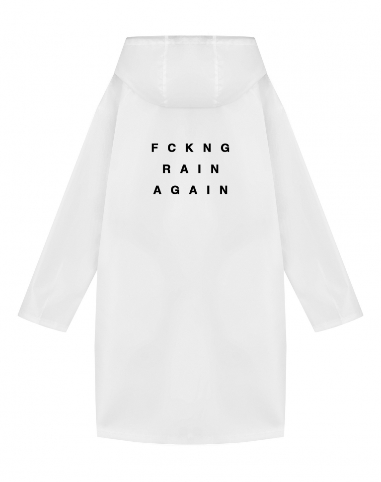 Дождевик "FCKNG RAIN AGAIN"