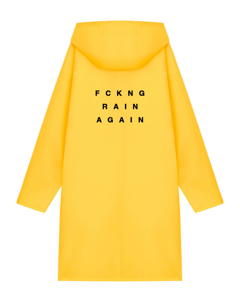 Дождевик "FCKNG RAIN AGAIN"