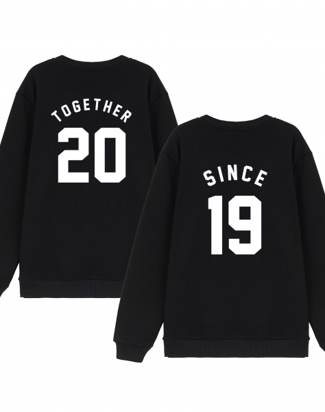 ПАРНЫЙ СВИТШОТ "TOGETHER SINCE + год"