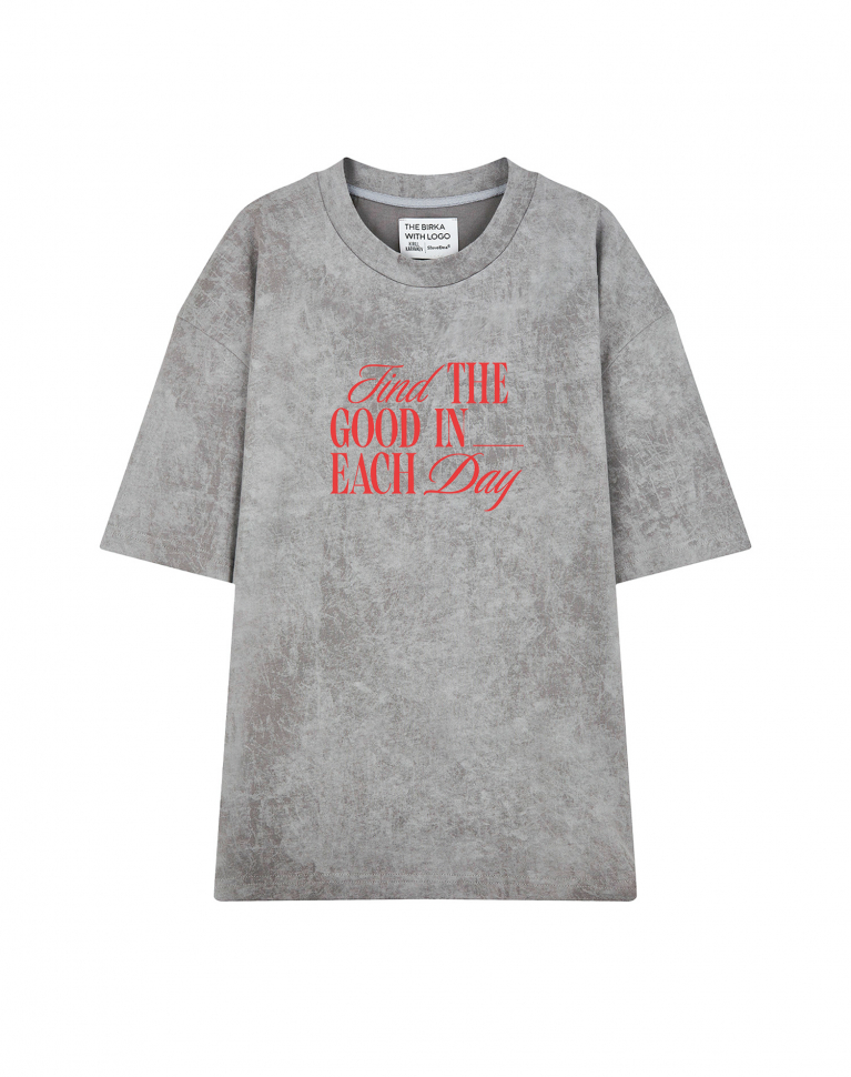 ФУТБОЛКА VARЁNKA OVERSIZE FIND THE GOOD IN EACH DAY