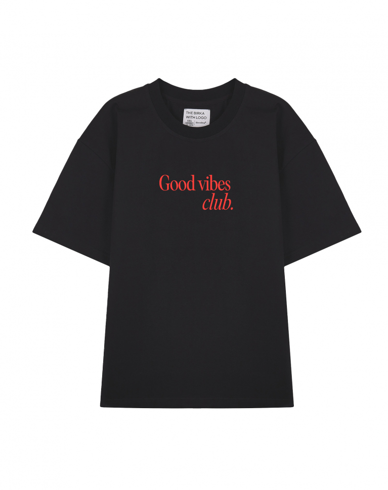 ФУТБОЛКА OVERSIZE GOOD VIBES CLUB
