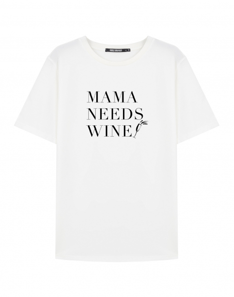 ФУТБОЛКА MAMA NEEDS WINE