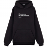 Худи Oversize "Я НИКОГДА НЕ ОПАЗДЫВАЮ" by @SLOVODNA