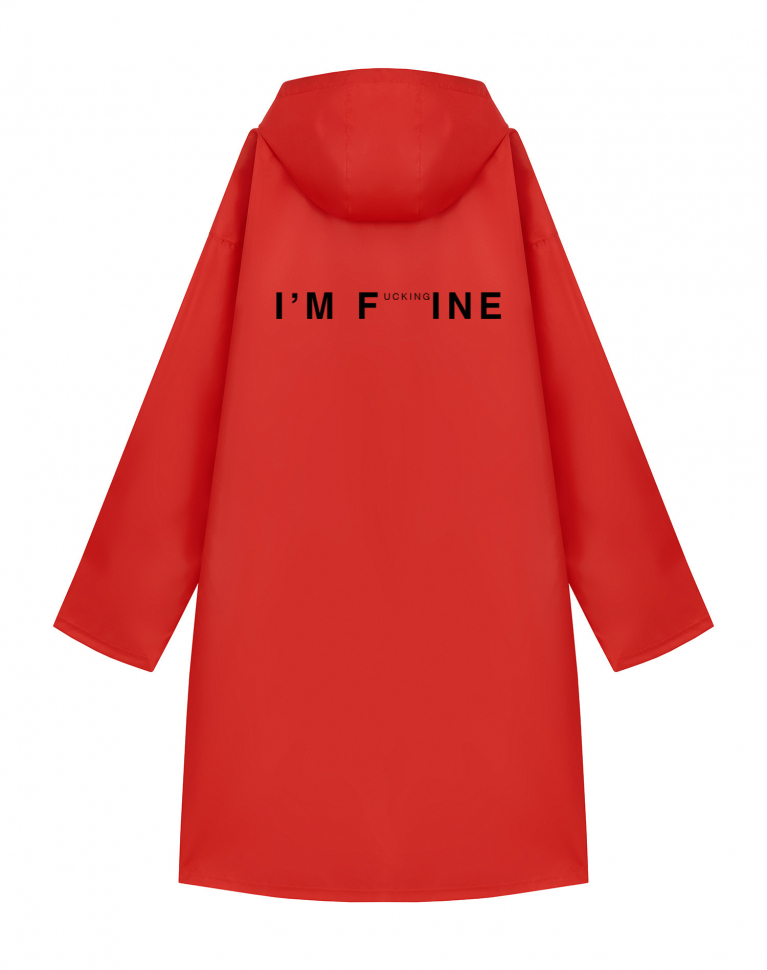 Дождевик "I'M FuckingINE"