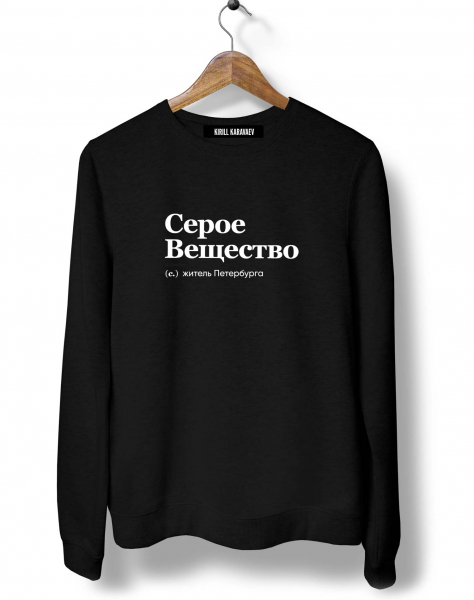 СВИТШОТ "СЕРОЕ ВЕЩЕСТВО" by @SLOVODNA