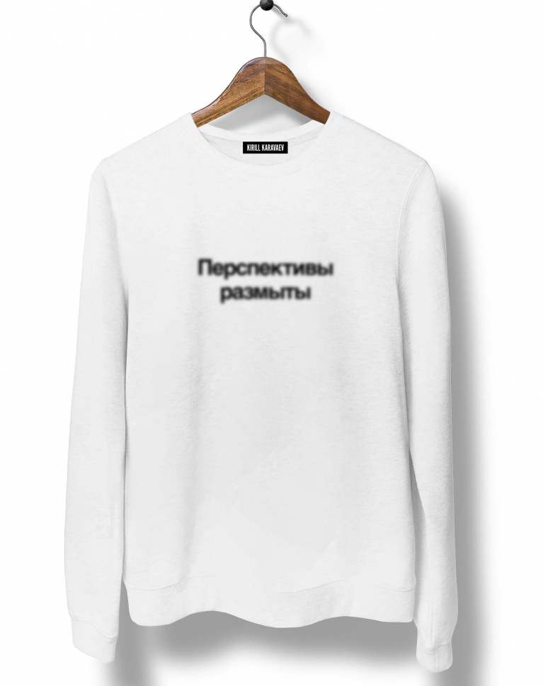 СВИТШОТ "ПЕРСПЕКТИВЫ РАЗМЫТЫ"