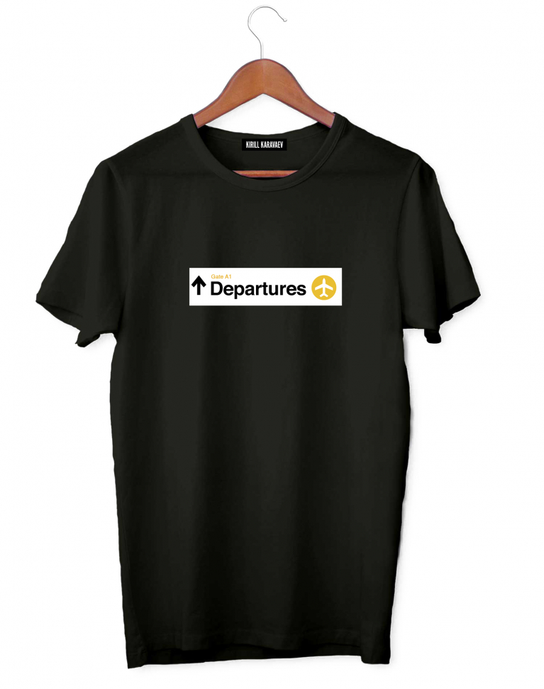 Футболка "Departures"