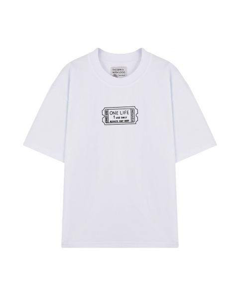 ФУТБОЛКА OVERSIZE "ONE LIFE"